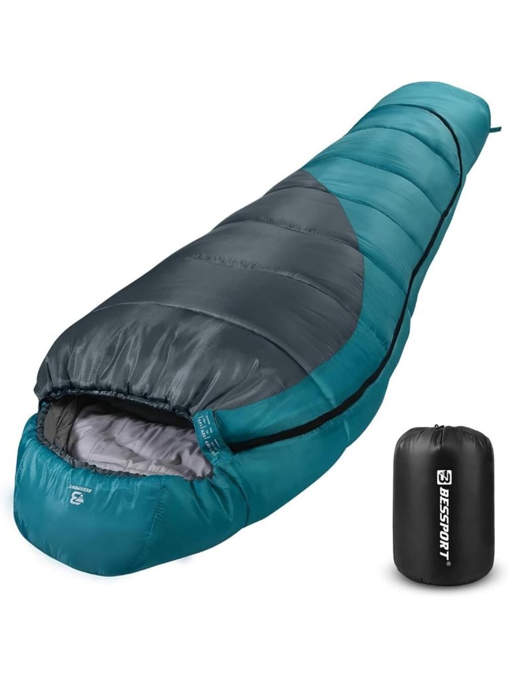 Cozy Mummy Sleeping Bag | 15-45℉ for Cold Weather | Warm, Washable